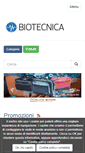 Mobile Screenshot of biotecnicastore.com